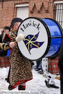 BAILLEUL (59) - Carnaval de Mardi-Grasl (Cortège du mardi) 2007 / Les écossais du Hawick Pipe Band