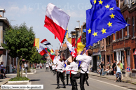 COMINES (COMINES/WARNETON) (B) - Fête des Marmousets 2007 / Les lanceurs de drapeaux et tambours 