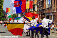 COMINES (COMINES/WARNETON) (B) - Fête des Marmousets 2007 / Les lanceurs de drapeaux et tambours 