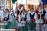 HONDEGHEM (59) - Baptême d'Aline et 1ère ronde de Géants 2007 / L’harmonie catholique/ Breughelgroep - NIEUWKERKE (59)