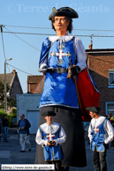 HONDEGHEM (59) - Baptême d'Aline et 1ère ronde de Géants 2007 / Thomas le mousquetaire - ZUYTPEENE (59)