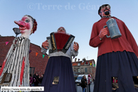 LILLE (59) - Carnaval de Wazemmes 2007 / Cordéoneux, sa marraine Irène (de Steenwerck) et son parrain Raoul de Godewaersvelde (de Lille)