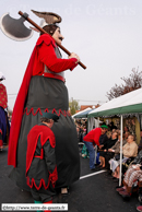 NIEPPE (59) - Baptême de Miss Cantine 2007 / Jean le bûcheron (Steenvoorde) salut les Aînés