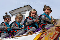 ATH (B) - Ducasse d'Ath (B) - Cortège (matin) 2008 / Les quatre fils (et fille) Aymon sur le Cheval Bayard – ATH (B)