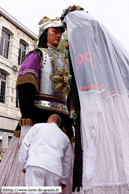 ATH (B) - Ducasse d'Ath (B) - Cortège (matin) 2008 / Le baiser de Monsieur Goliath et Madame Goliath – ATH (B)
