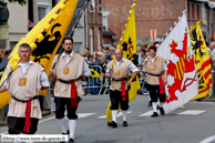 BEVEREN (B) - 30eme Puitenslagersfeesten 2008 / Vendeliers (les lanceurs de drapeaux) – Historische Reuzengilde Orde van de de Kluizenaar van Bolderberg - HEUSDEN-ZOLDER (B