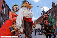 FRESNES-SUR-ESCAUT (59) - Carnaval du 15 août 2008 / Flandrine, Cambrinus edt Belzébuth - FRESNES-SUR-ESCAUT (59)