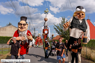 FRESNES-SUR-ESCAUT (59) - Carnaval du 15 août 2008 / Cambrinus, Le Carillon et  Jocko le juge - FRESNES-SUR-ESCAUT (59)