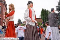 LEZENNES (59) - Fête de la Pierre 2008 / Epona - VILLENEUVE D'ASCQ (59), Guillem le contrebandier - WILLEMS (59) et Boris 1er - LILLE-FIVES (59)