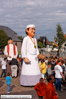 LEZENNES (59) - Fête de la Pierre 2008 / Guillem le contrebandier - WILLEMS (59) et Honoré, Maître Craquelin - NEUVILLE-EN-FERRAIN (59)