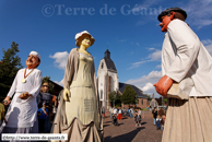 LEZENNES (59) - Fête de la Pierre 2008 / Honoré, Maître Craquelin - NEUVILLE-EN-FERRAIN (59), Madame Bintje - HONDSCHOOTE (59) et Isidore Court'orelle -  LEZENNES (59)