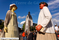 LEZENNES (59) - Fête de la Pierre 2008 / Isidore Court'orelle -  LEZENNES (59) présente ses hommages à Madame Bintje - HONDSCHOOTE (59)