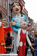 LILLE - Carnaval de Wazemmes 2008 / Marie Gaillette  et Auguste - Le Boulon - VIEUX-CONDE (59)