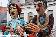 LILLE - Carnaval de Wazemmes 2008 / Marie Gaillette, Auguste et Gustave Molette - Le Boulon - VIEUX-CONDE (59)