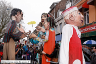 LILLE - Carnaval de Wazemmes 2008 / La Famille Molette - Gustave Molette (le père), Marie Gaillette (la mère), Cléa (la fille) et Auguste (le fils cadet) - Le Boulon - VIEUX-CONDE (59)