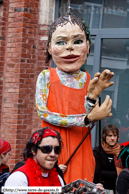 LILLE - Carnaval de Wazemmes 2008 / Cléa (la fille) - Famille Molette - Le Boulon - VIEUX-CONDE (59)