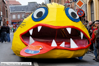 POPERINGE (B) - Keikoppen Carnavalstoet 2008 / De Poperingsche Processie (rupse) St-Syfilia - POPERINGE (B)