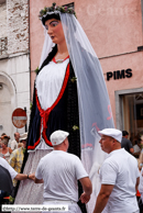 ATH (B) - Ducasse - Lundi de Ducasse 2009 / Déambulation des Géants dans la ville - Madame Goliath - ATH (B)