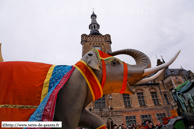 BAILLEUL (59) - Mardi-Gras (Cortège du dimanche) 2009 / Indout'' Tersteene et leur Elephant
