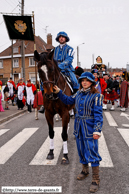 BAILLEUL (59) - Mardi-Gras (Cortège du dimanche) 2009 / Le fanion de la société philanthropique - BAILLEUL (59)