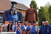 COMINES (COMINES-WARNETON) - Baptême de Luc le marmouset et Simon le rubanier 2009 / Les convives du baptême