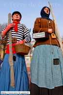 GRAND-FORT-PHILIPPE - Fête de la Matelote 2009 / Tit' Frère – FORT-MARDYCK (59) et Valentine, la pêcheuse de crevettes - PETIT-FORT-PHILIPPE (59)