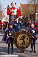 HAZEBROUCK (59) - Cortège historique de la Mi-carême 2009 / Le blason du cortège