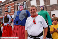 LESSINES (B) - Cayoteu 1900 - Grande Parade des Mini-Géants 2009 / Charly et ses Géants Eul Toine (un maçon) et George (un fermier) - BOUVIGNIES (ATH)
