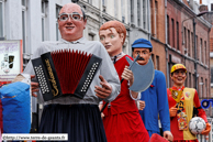 LILLE - Carnaval de Wazemmes 2009 / Cordéoneux - LILLE (59), Jeanne Maillotte - LILLE (59), Pierre Degeyter - LILLE (59) et Ch'meneu - LENS (62)