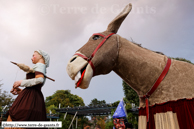 LOOS (59) - Fête des Allumoirs 2009 / Margot la fileuse et l'âne Galopin - LOOS (59)