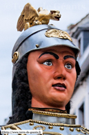 ATH (B) - Ducasse d'Ath 2010 - Cortège du dimanche (matin) / Monsieur Goliath - ATH (B) - Détail de la cuirasse