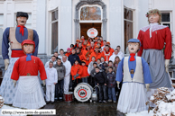ATH (B) - Maison des Géants - Présentation du Calendrier des Géants 2010 / Portait de famille : Touyout Band -  ATH (B), Zante, Rinette, Pelot, Pelette et leurs porteurs - MAFFLE (ATH) (B) 
