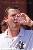 PAPIGNIES (LESSINES) (B) - Kermesse 2010 / Une exclusivité : Ronny boit aussi de l'eau !