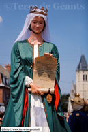 SECLIN (59) - Fête des Harengs 2010 - Le cortège historique / Marguerite de Flandre - SECLIN (59)