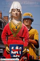 SECLIN (59) - Fête des Harengs 2010 - Le cortège historique / Jeanne de Flandre et Ferrand du Portugal - WATTRELOS (59)