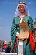 SECLIN (59) - Fête des Harengs 2010 - Le cortège historique / Marguerite de Flandre - SECLIN (59)