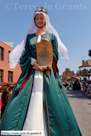 SECLIN (59) - Fête des Harengs 2010 - Le cortège historique / Marguerite de Flandre - SECLIN (59)