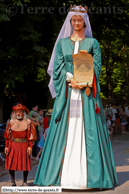 SECLIN (59) - Fête des Harengs 2010 - Le cortège historique / Marguerite de Flandre - SECLIN (59)