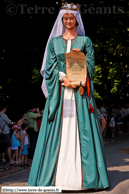 SECLIN (59) - Fête des Harengs 2010 - Le cortège historique / Marguerite de Flandre - SECLIN (59)