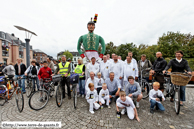 ATH (B) - Ducasse 2011 - Sortie de Tirant avec le Touyout Band 2011 / Le départ des randonneurs à vélo