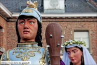 ATH (B) - Ducasse d'Ath 2012 - Cortège du dimanche (après-midi) 2012 / Goliath et Madame Goliath – ATH (B)