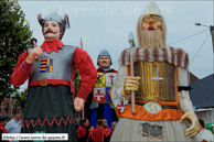HONDEGHEM (F) - 5ème anniversaire d'Aline 2012 / Jean le bucheron - STEENVOORDE (F), Jehan d'Estaires - ESTAIRES (F) et Odin le viking - SAILLY-SUR-LA-LYS (F)