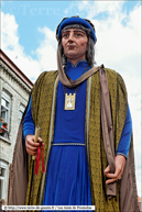 STEENVOORDE (F) - 5ème Ronde Européenne de Géants portés 2012 / Père Berenguer - Amics dels gegants - MONTBLANC (E) (la Mulassa était absente)