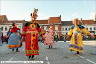 STEENVOORDE (F) - 5ème Ronde Européenne de Géants portés 2012 / - Boig, Boja, Mocos et Geganteta - Gegants del Carnaval de Solsona - SOLSONA (E)