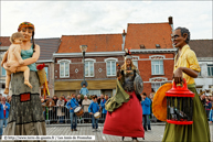 STEENVOORDE (F) - 5ème Ronde Européenne de Géants portés 2012 / La Norilca, El Negrito, Maria et Marona - Géants de Mataro - MATARO (E)