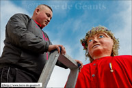 TOURCOING (F) - Week-End Géants 2012 / Le montage de Rinette - MAFFLE (ATH) (B)