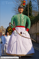 Cassel (F) - Carnaval du Lundi de Pâques 2013 / Tirant l'ancien - ATH (B) et Baudouin IV de Hainaut - ATH (B)