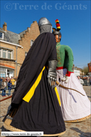 Cassel (F) - Carnaval du Lundi de Pâques 2013 / Tirant l'ancien - ATH (B) et Baudouin IV de Hainaut - ATH (B)