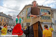 LESSINES (B) - 37ème Cortège du Cayoteu 1900 2013 / Adrien le Cayoteu - Cayoteu 1900 - LESSINES (B) et Mademoiselle Saint-Roch - Cayoteu 1900 - LESSINES (B)