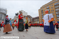TOURCOING (F) - Week-End Geant 2013 (03-03-2013) -  Le cortège / Tiot Mitt – MAING (F), Jacobus et Jean le bûcheron – STEENVOORDE (F)Jeannot le boulanger – OUDEZEELE (F)